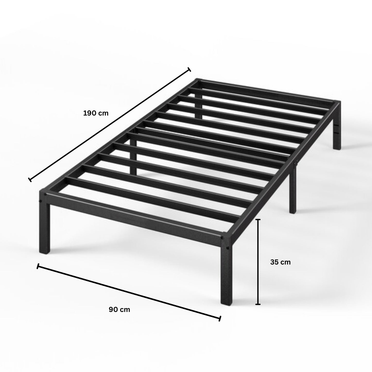 Elias Metal Platform Bed Frame