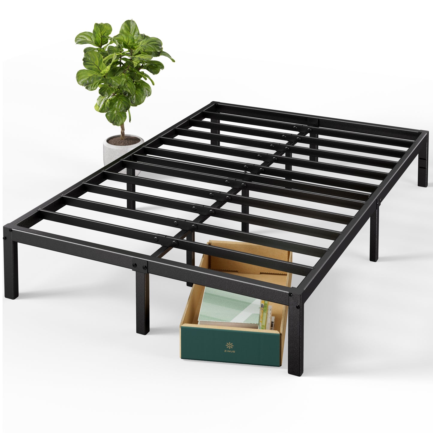 Elias Metal Platform Bed Frame