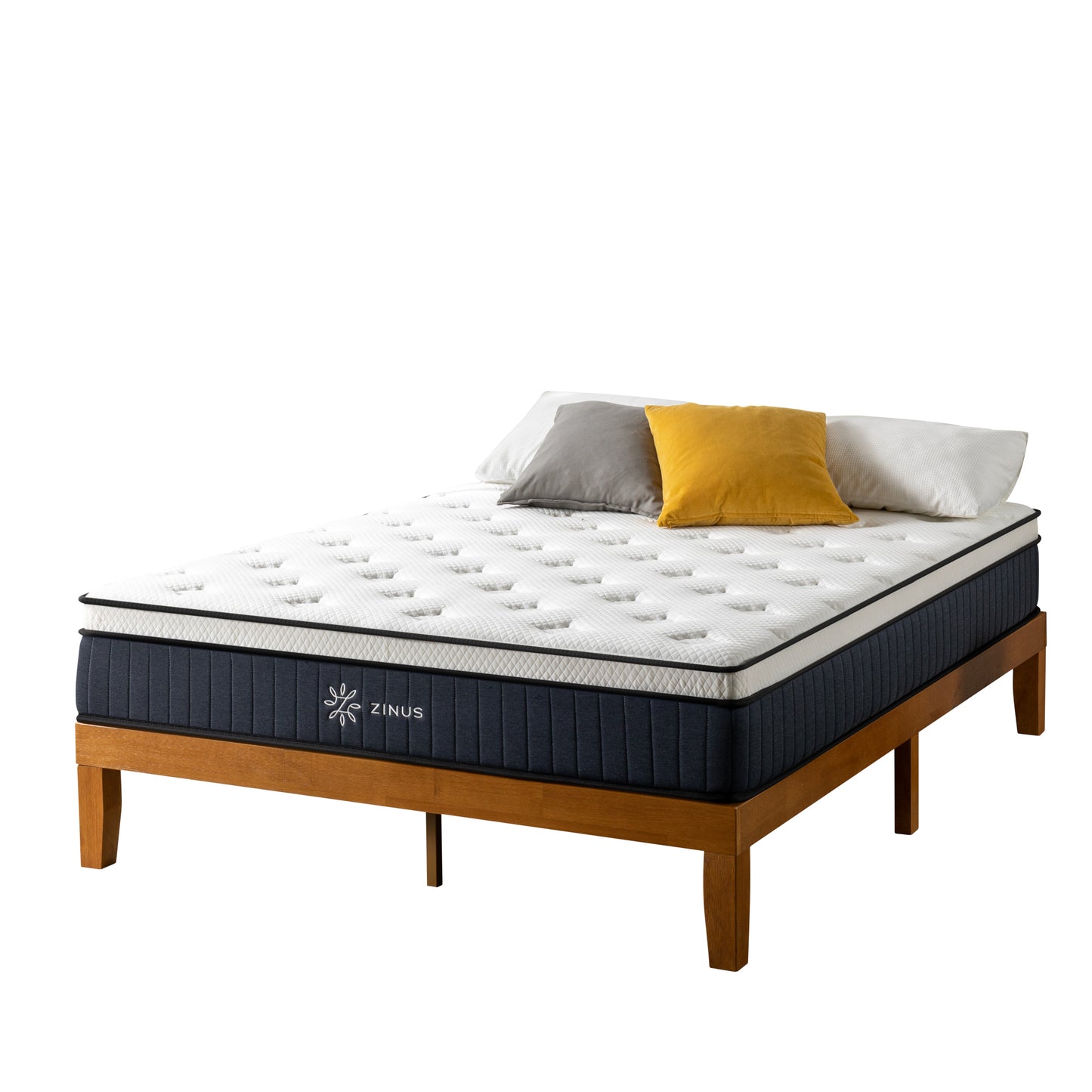 Tilam Zinus SuperCool Orthopedic Supreme With Back-Relief Zero Motion Transfer Hybrid Latex Memory Foam Mattress 10"