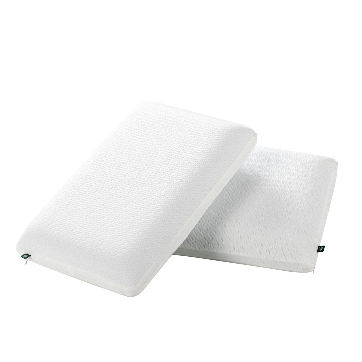 'Cool Series' Green Tea Memory Foam Traditional Pillow (Without Air Holes) - Medium Firm