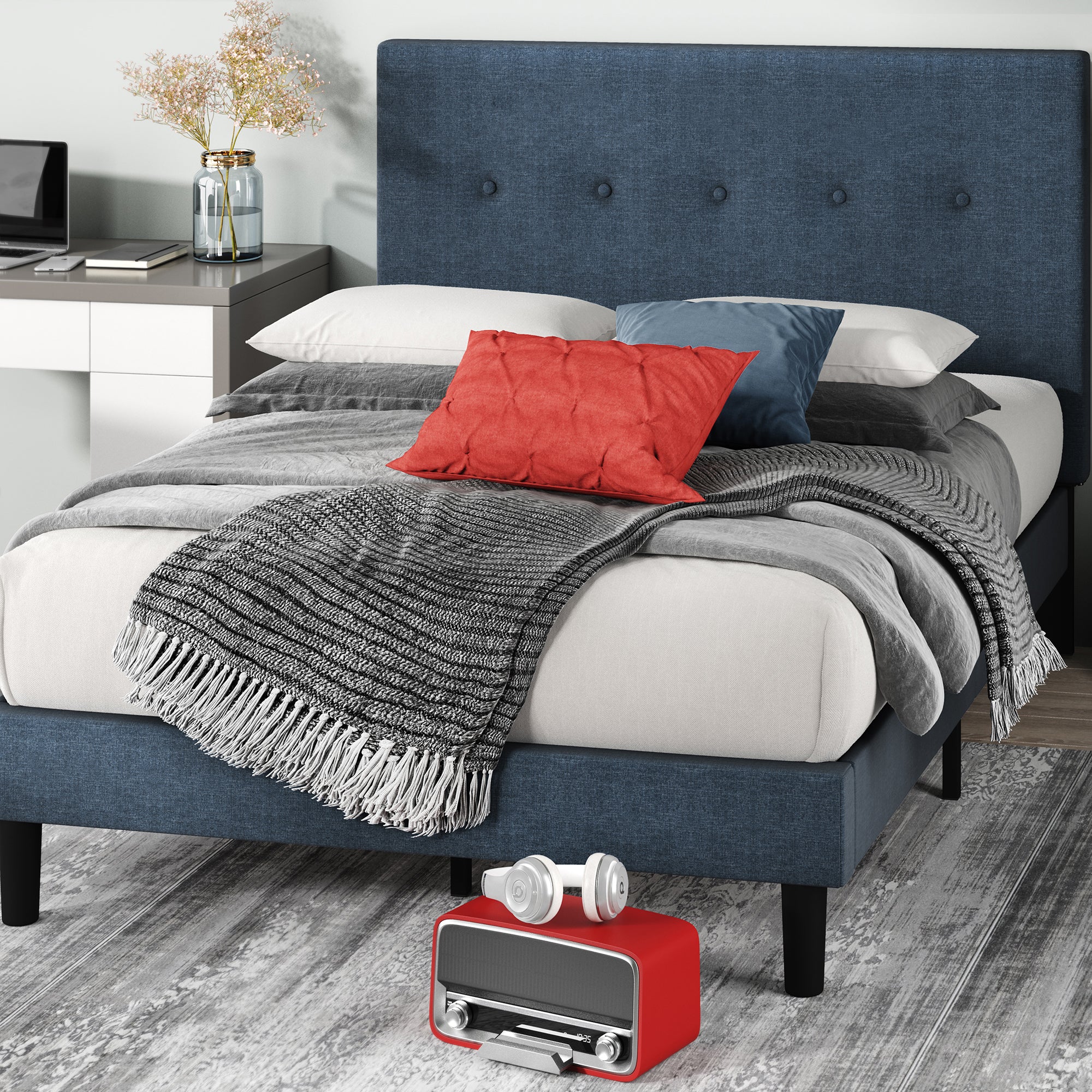 Omkaram Platform Bedframe Zinus Malaysia