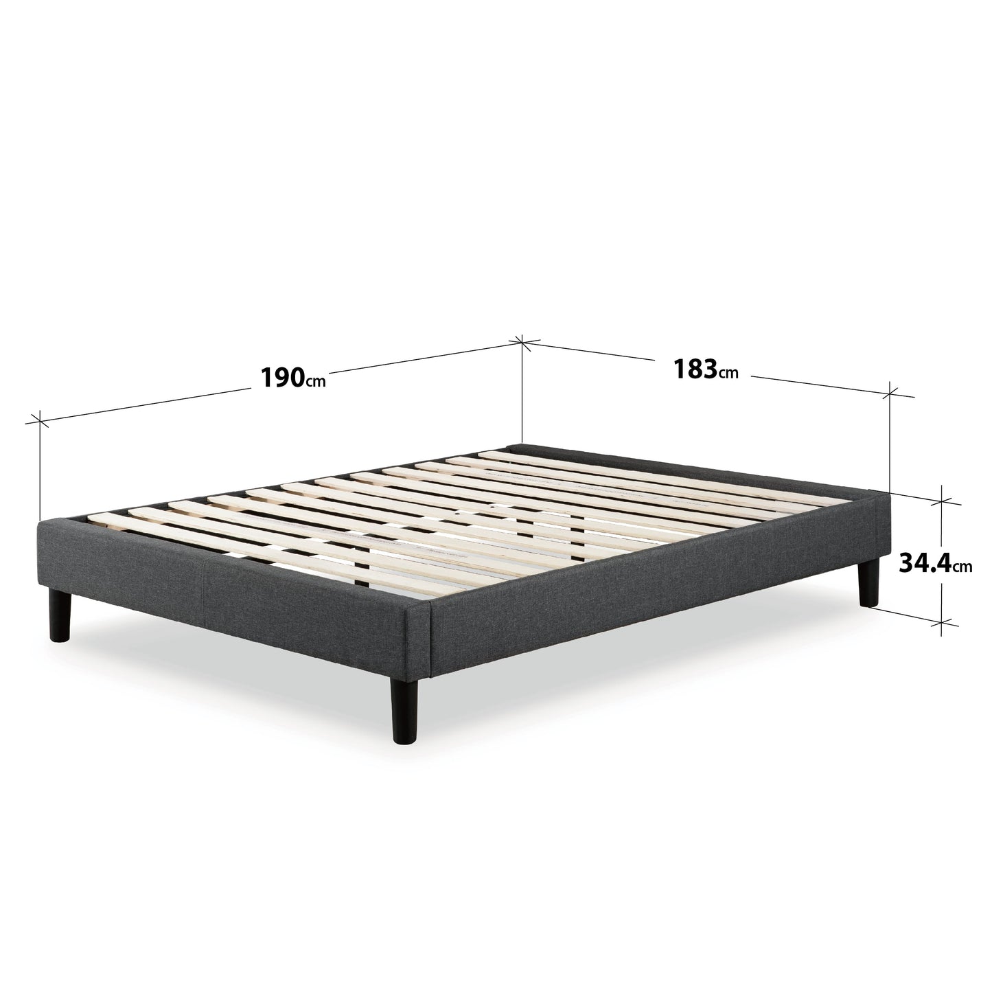 Curtis Platform Bed Base