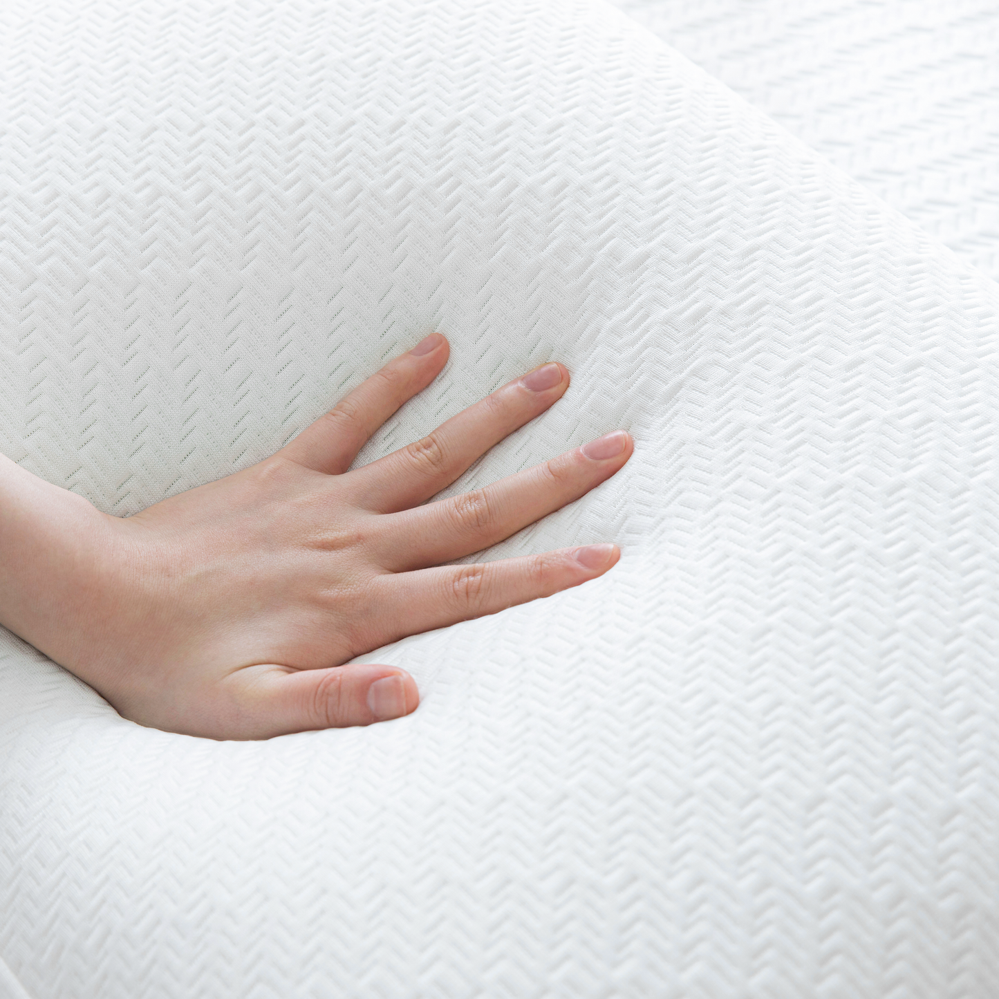 'Cool Series' Green Tea Memory Foam Traditional Pillow (Without Air Holes) - Medium Firm
