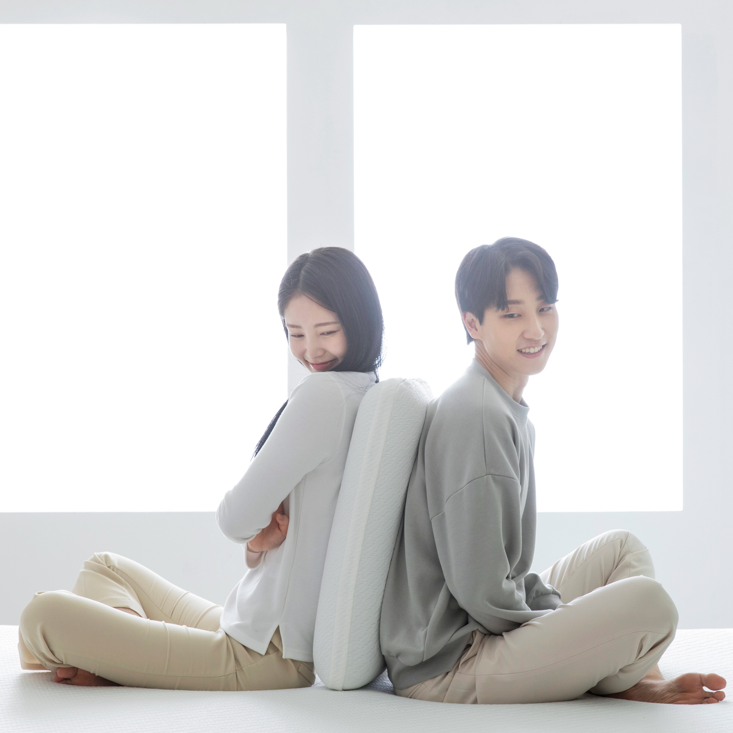 'Cool Series' Green Tea Memory Foam Traditional Pillow (Without Air Holes) - Medium Firm