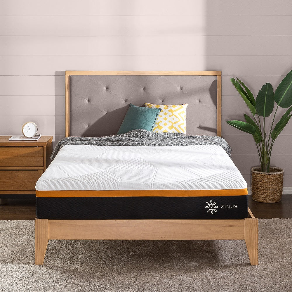 Tilam Zinus Hybrid Copper Memory Foam Smooth Top Spring Cool Mattress 10" [CLEARANCE]