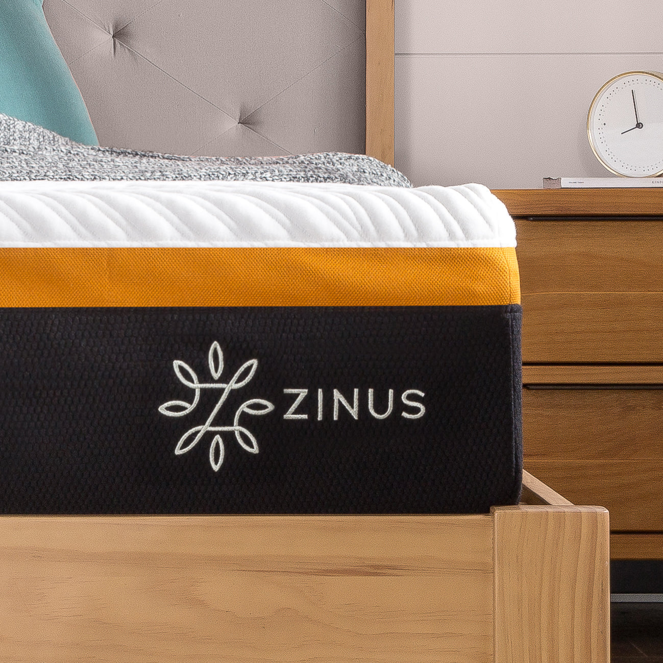 Tilam Zinus Hybrid Copper Memory Foam Smooth Top Spring Cool Mattress 10" [CLEARANCE]