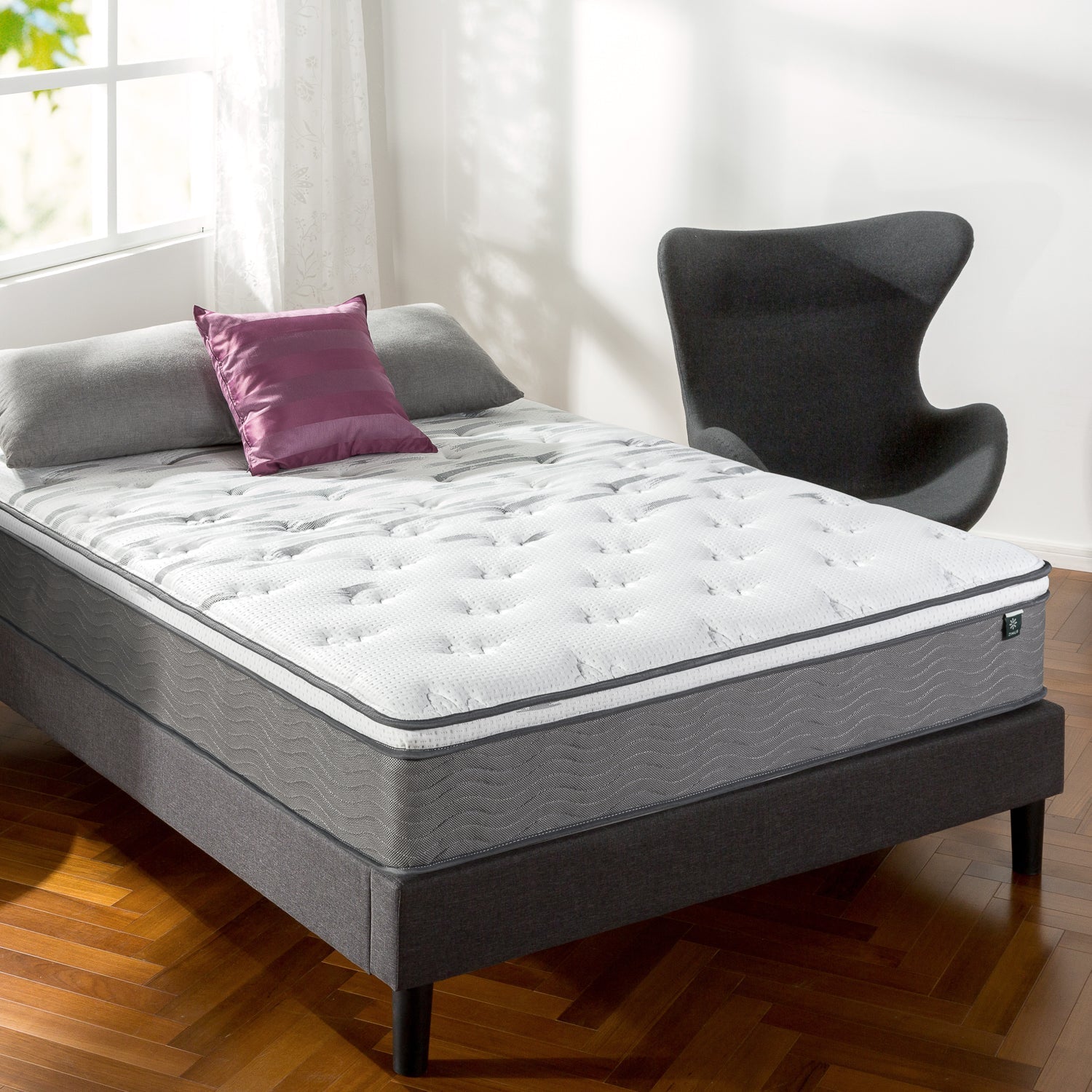 Tilam Zinus Therapeutic iCoil Pocket Spring Euro Top Mattress 12