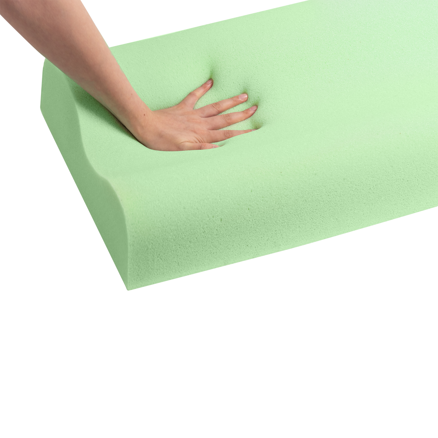 Cool Series Contour Memory Foam Pillow with Green Tea Infused