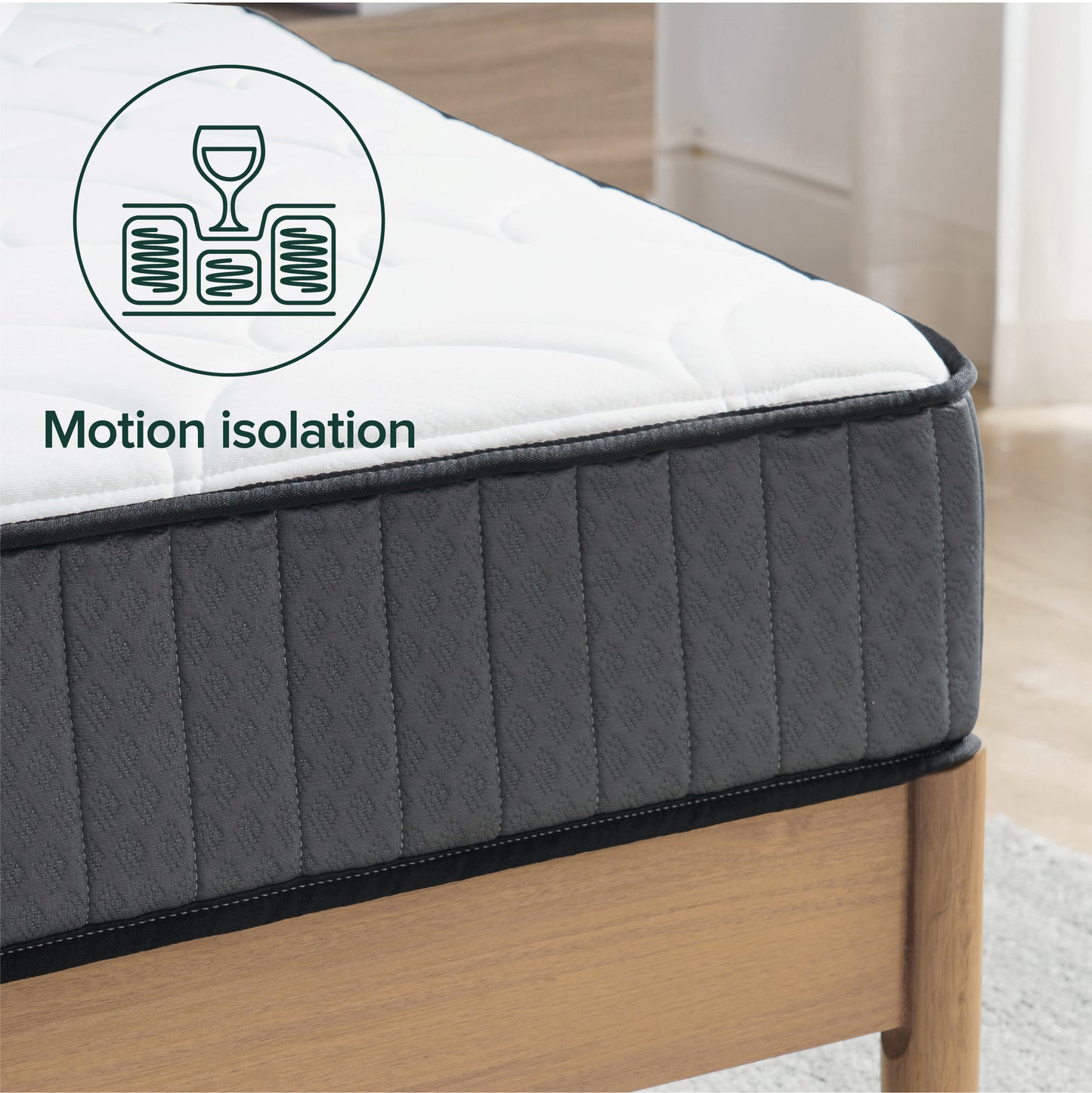 Tilam Zinus Therapeutic FusionTech iCoil Pocket Spring Tight Top Mattress 8"