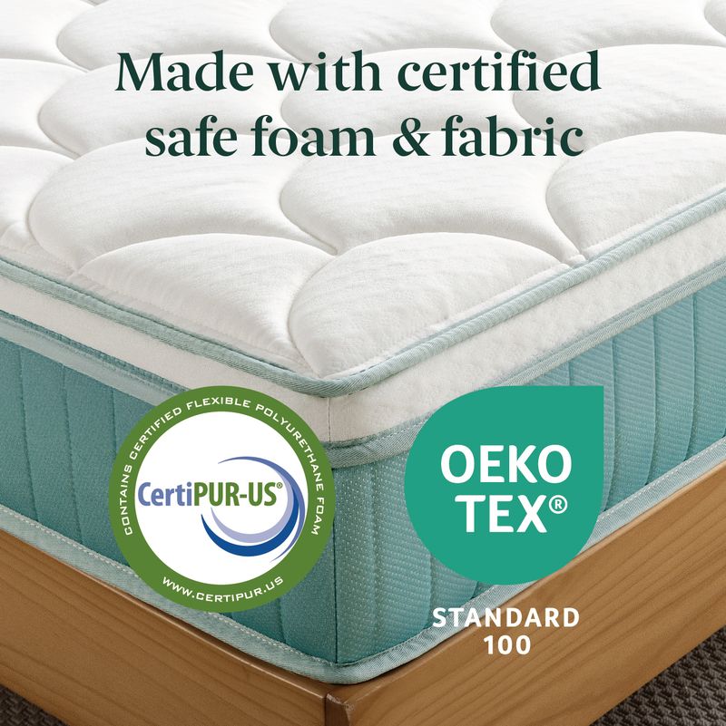 Tilam Zinus Therapeutic FusionTech iCoil Pocket Spring Euro Top Mattress 10"