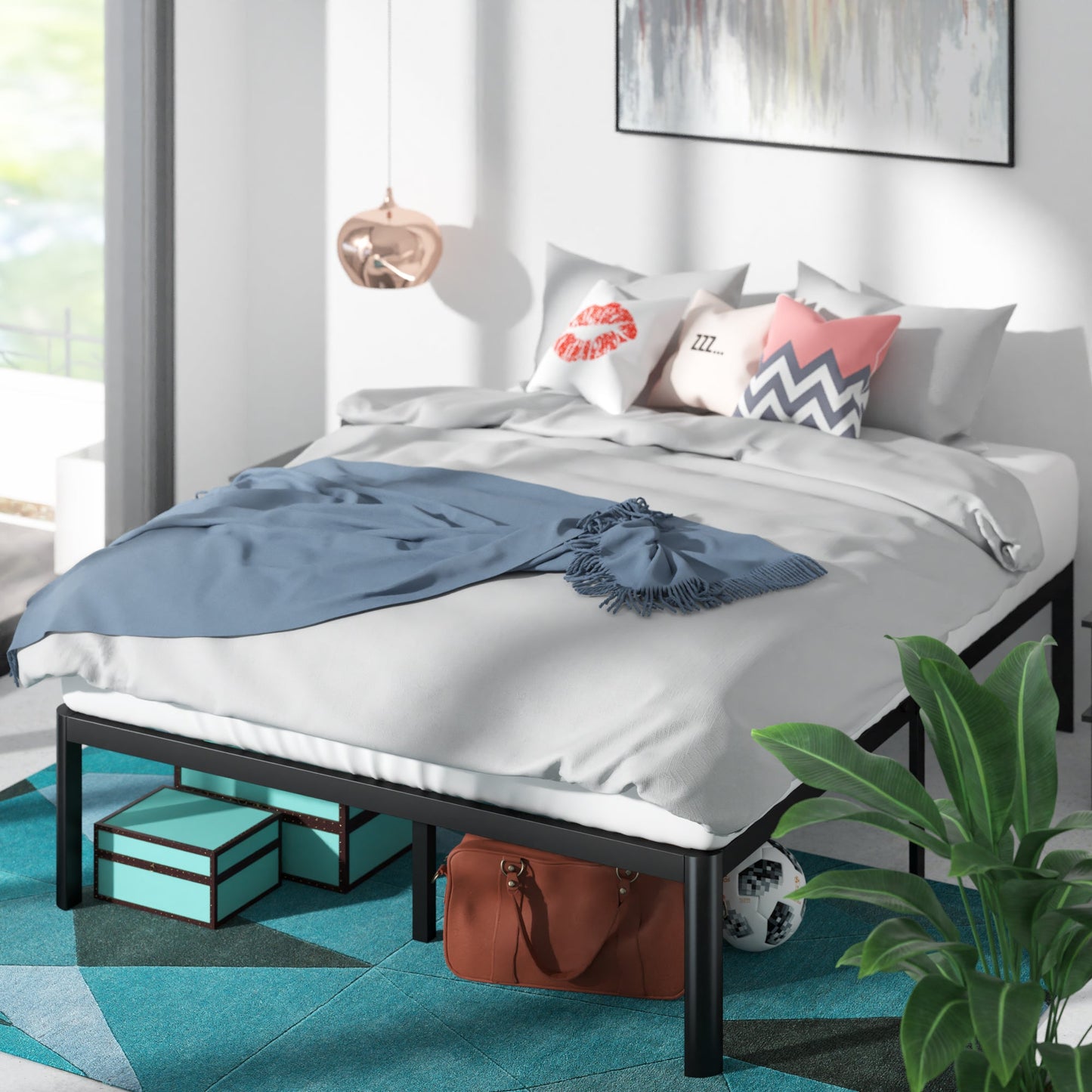 Metal Platform Bed Frame