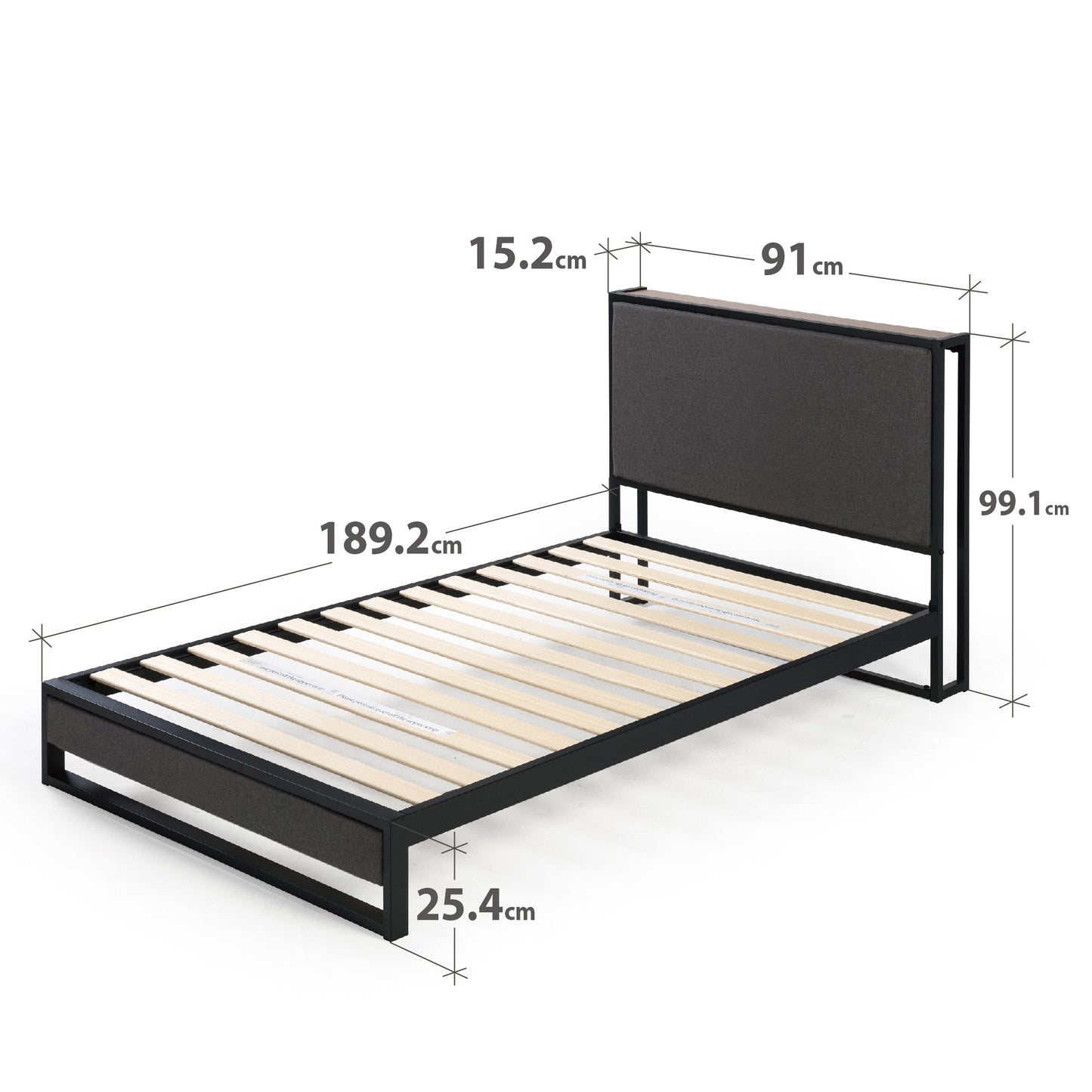 Christina Upholstered Platform Bed Frame