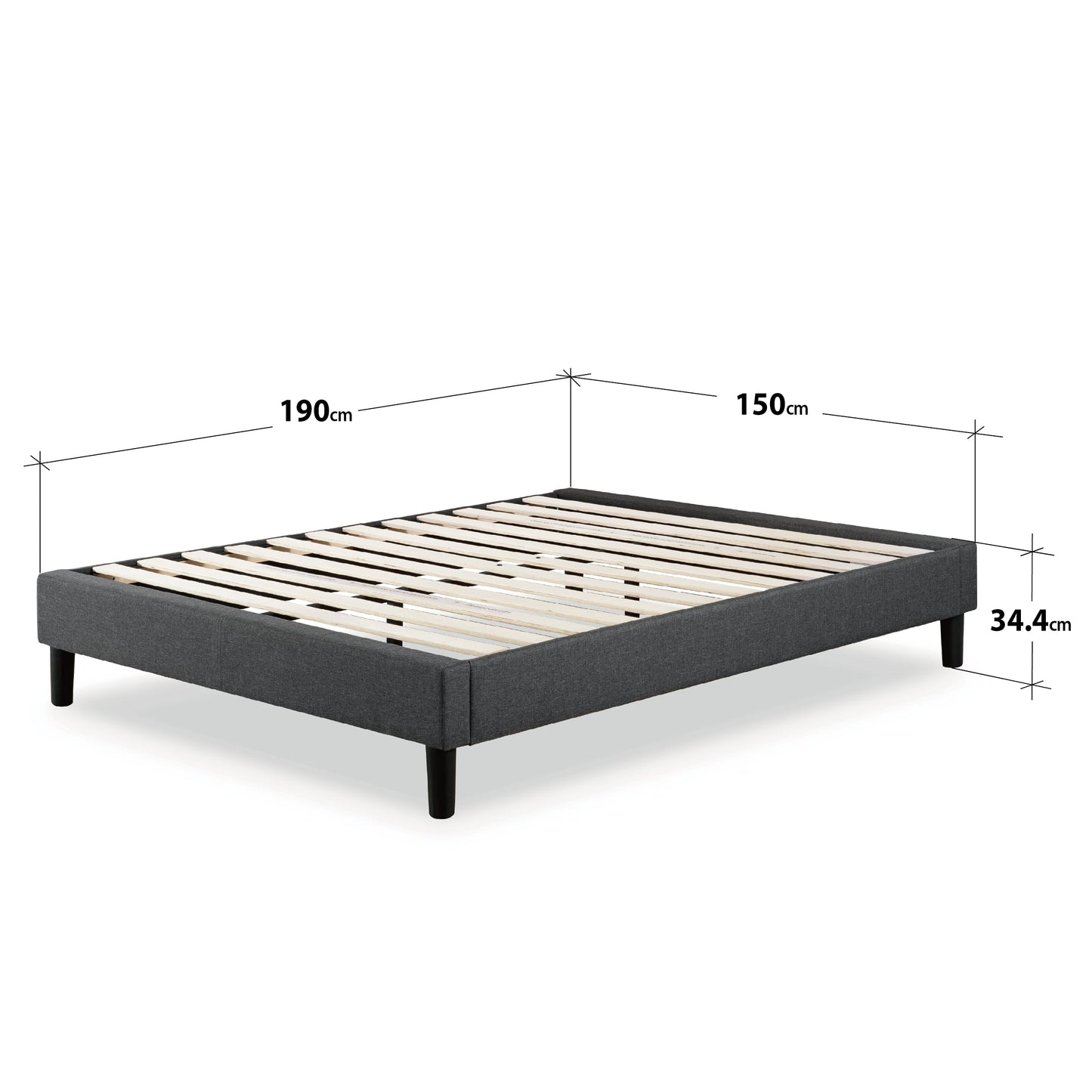 Curtis Platform Bed Base