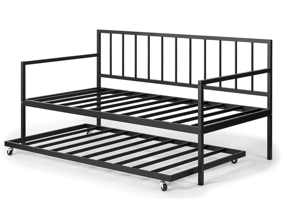 Zinus Eden Metal Daybed With Pull-Out Bed