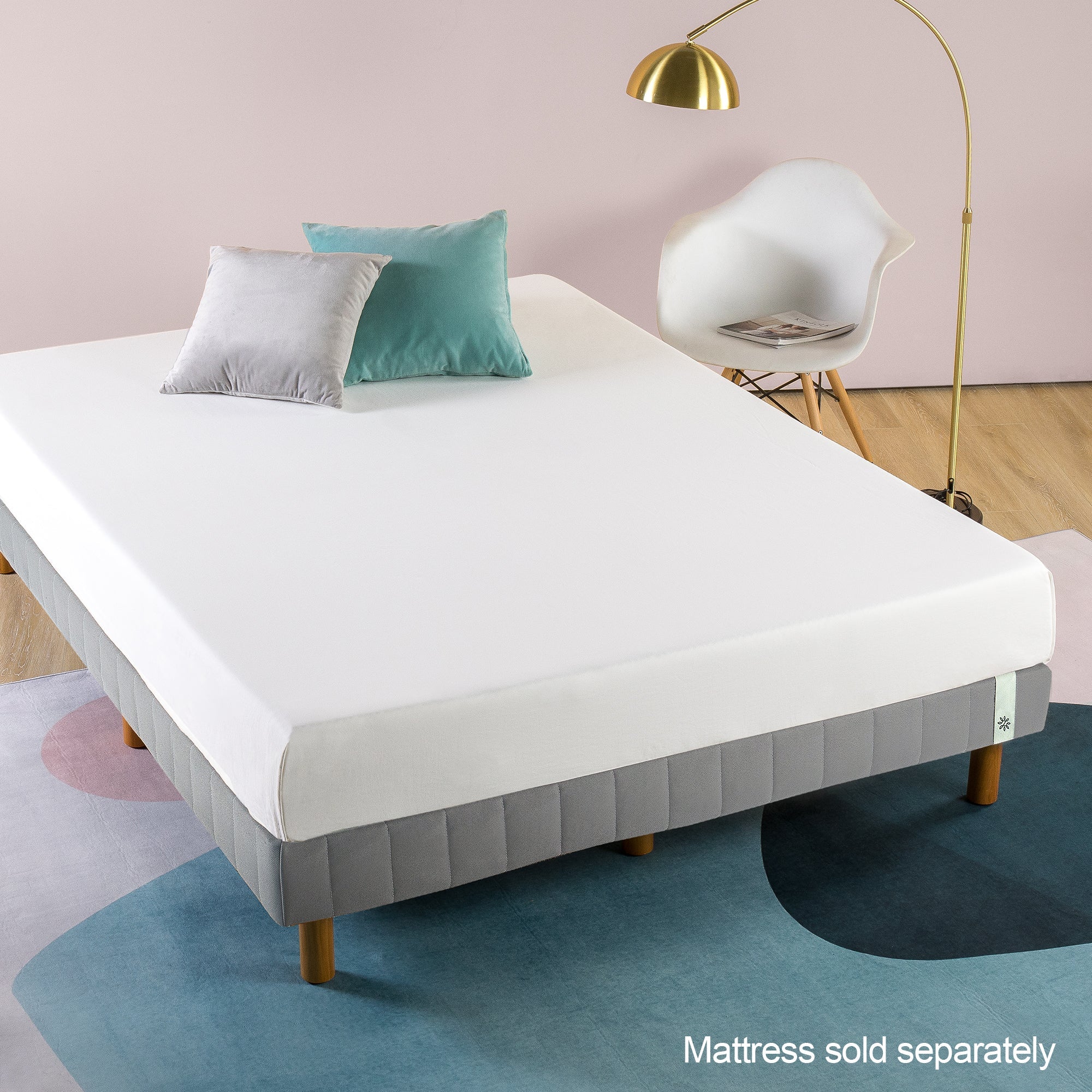 10cm Quick Snap Standing Mattress Foundation, Grey – Zinus Malaysia