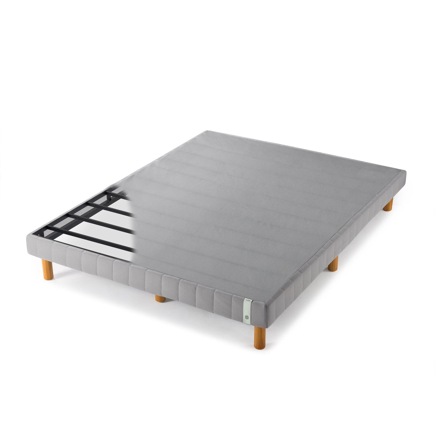 10cm Quick Snap Standing Mattress Foundation, Grey