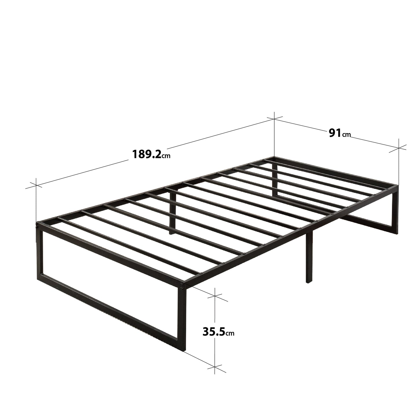 14" Quicklock Smart Platform Bed Frame
