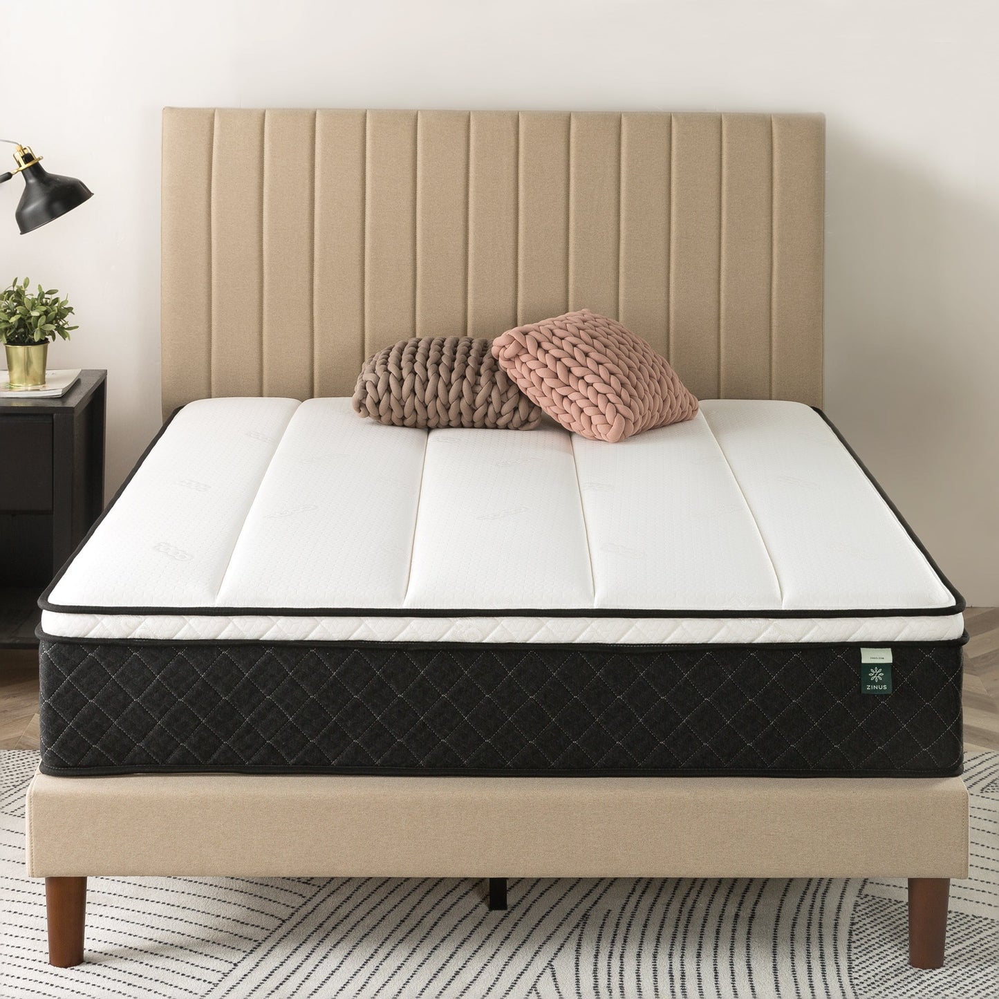 Tilam UltraCool Series iCoil 2.0 Natural Latex & Cool Gel Memory Foam Box Top Mattress (Cool Fabric) 14"