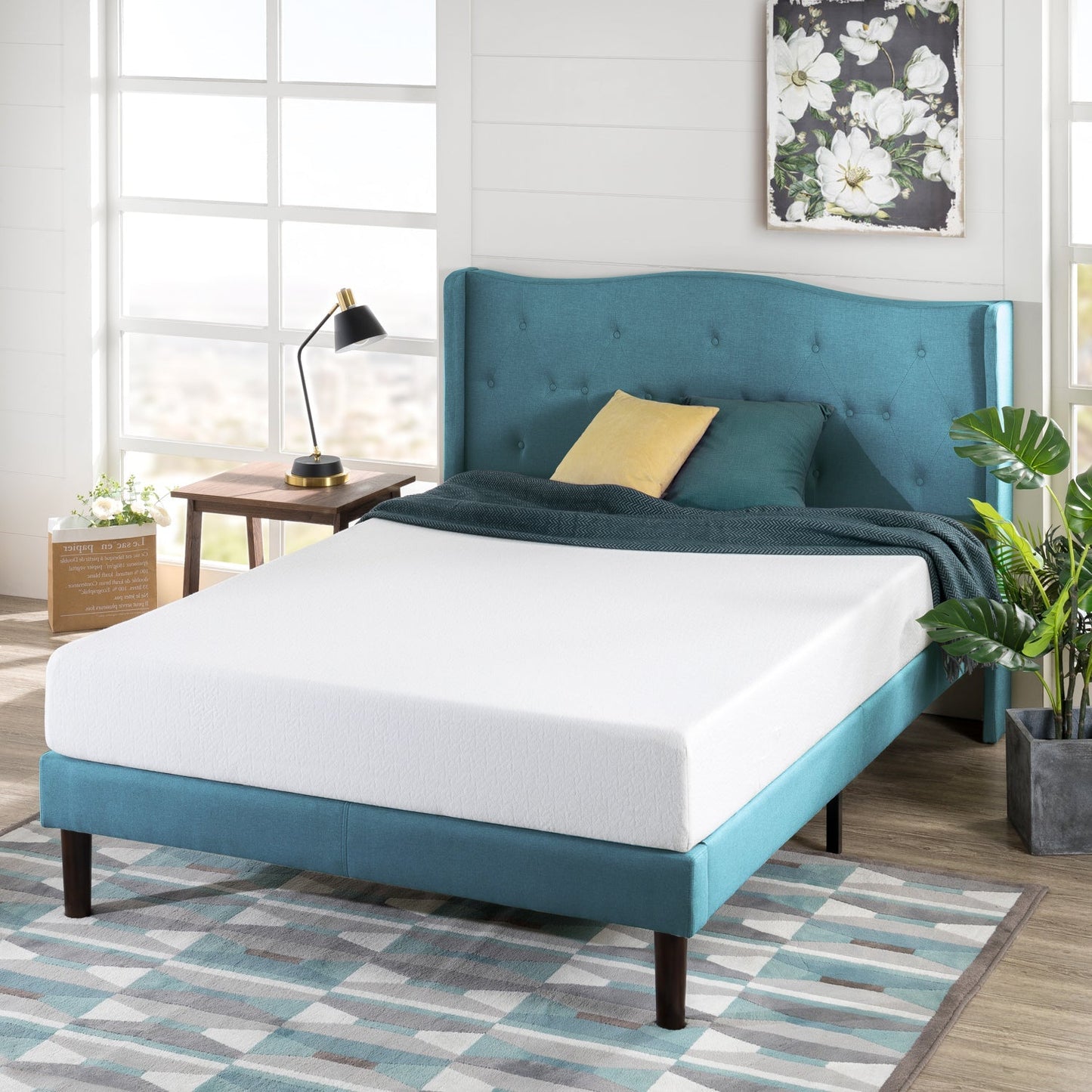 Tilam Zinus Therapeutic Zero Motion Transfer Green Tea Memory Foam Mattress 8"