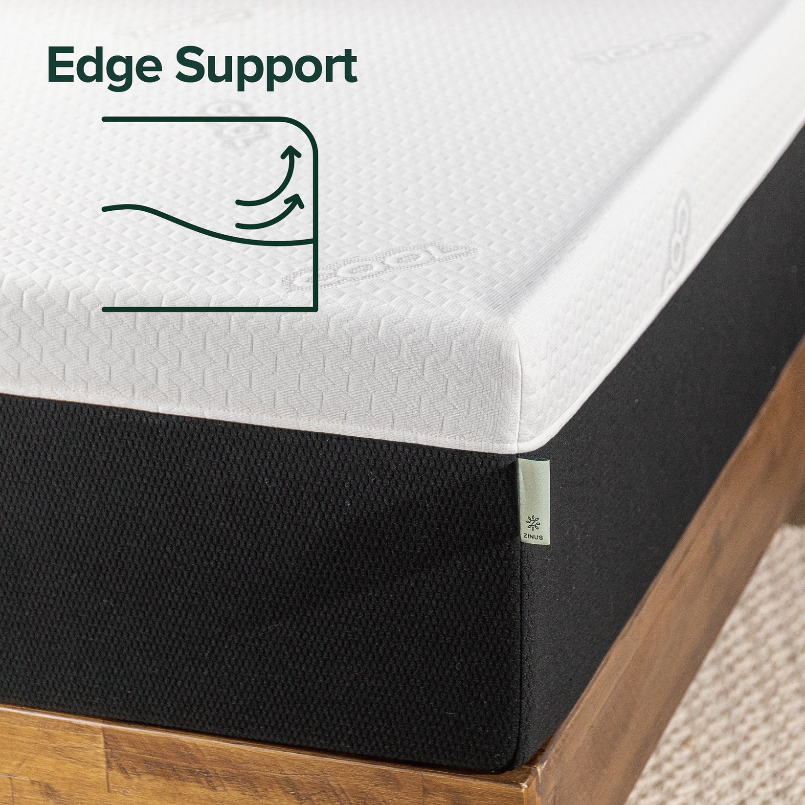 Zinus UltraCool iCoil 2.0 Latex & Memory Foam Smooth 14" Zinus Malaysia