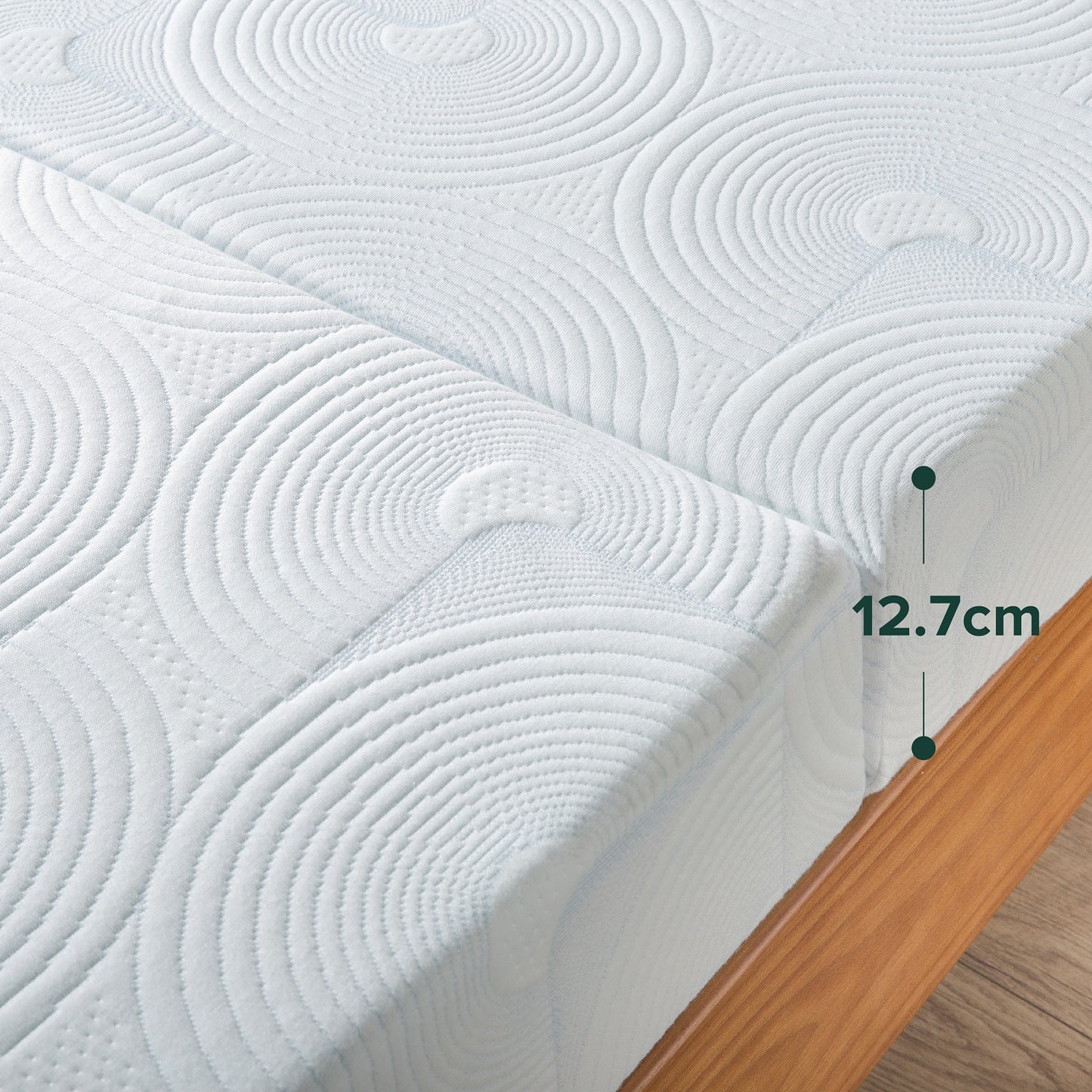 Tilam 5" Tri-Fold Cool Gel Memory Foam Foldable Mattress