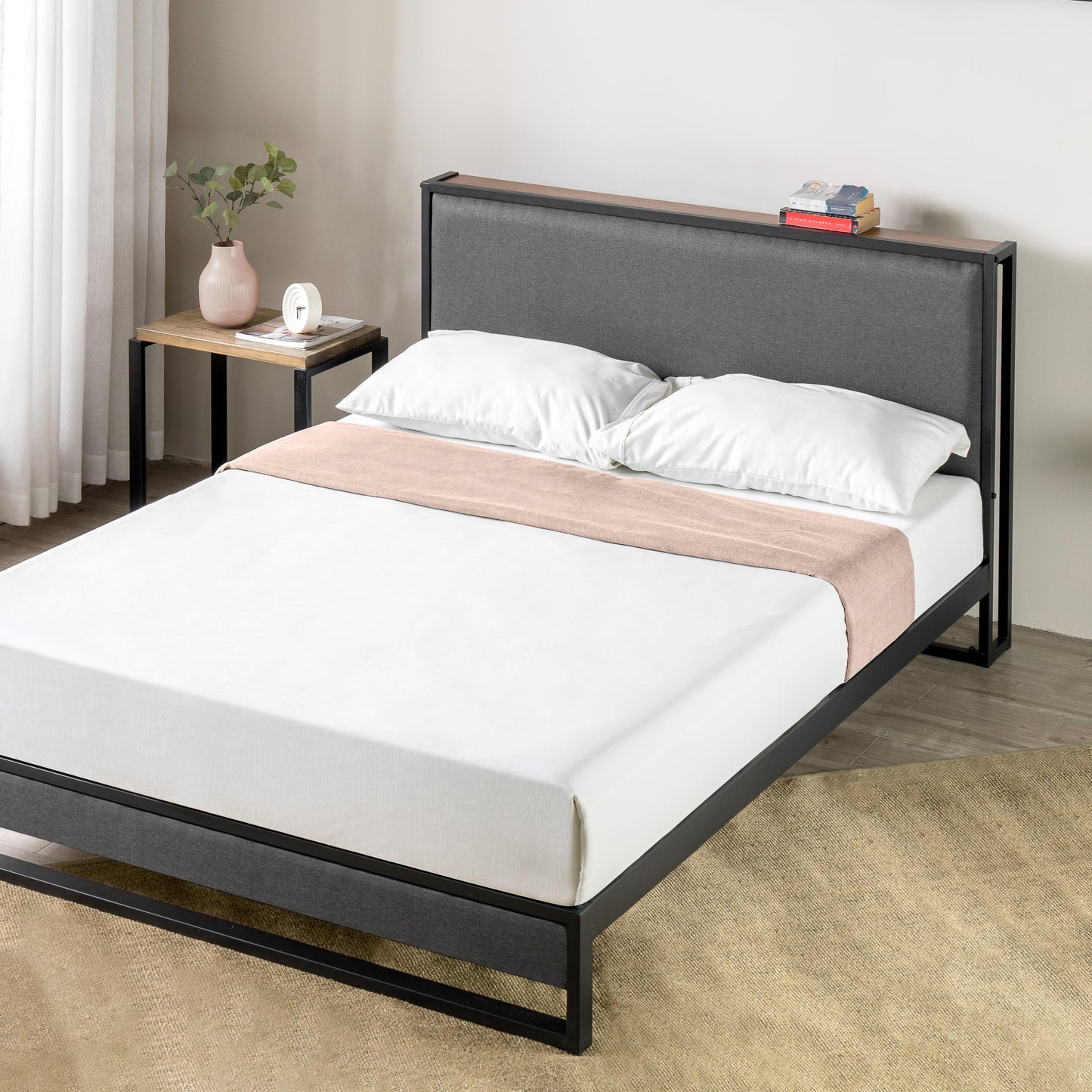 Christina Upholstered Platform Bed Frame