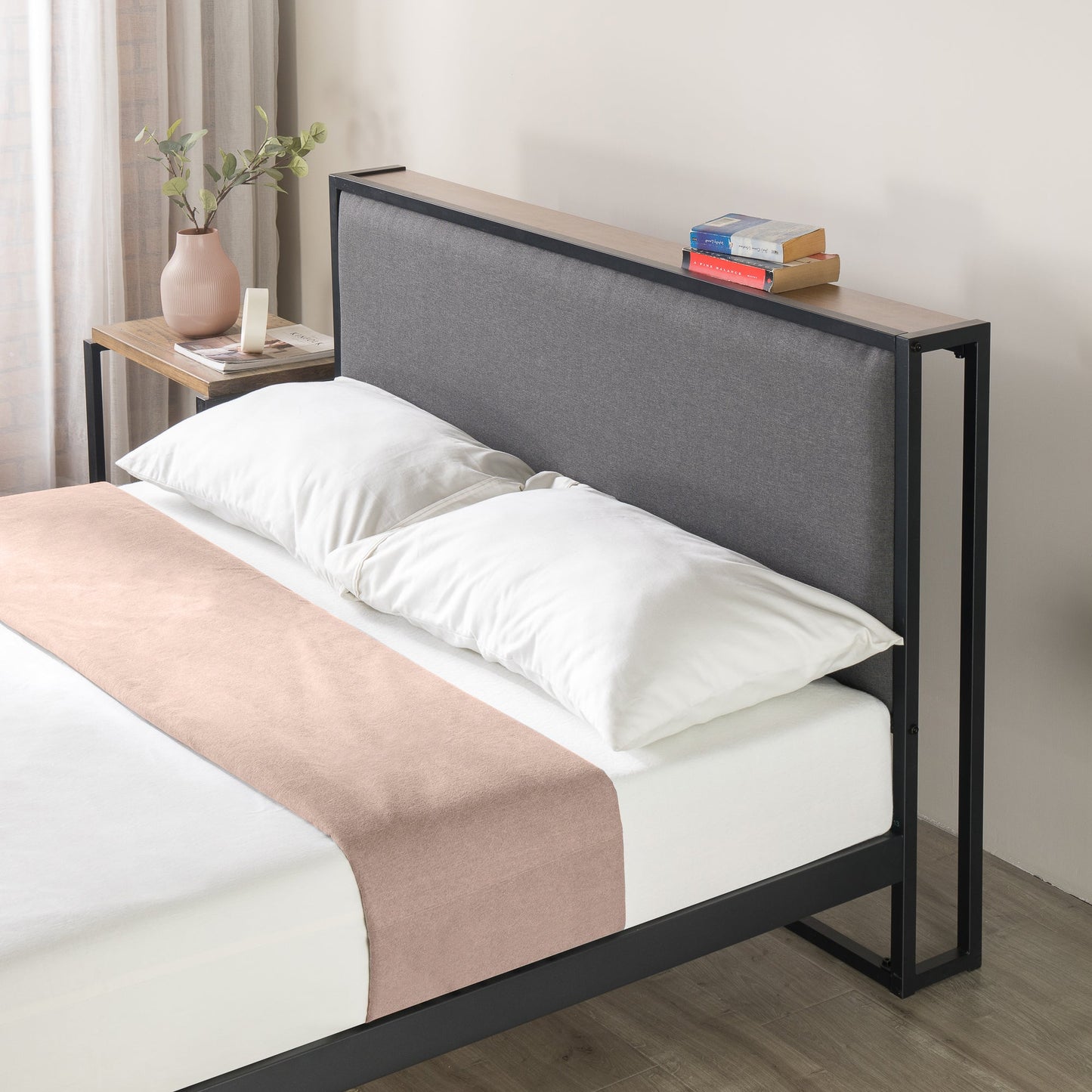 Christina Upholstered Platform Bed Frame